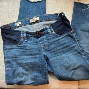 Madewell maternity slim boyjean